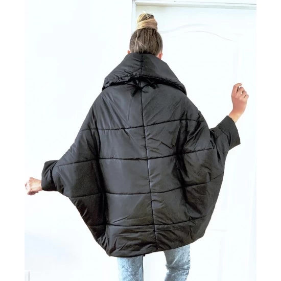 Oversize puffer jacket - ToroModa  https://www.toromoda.com/products/women-s-oversize-puffer-jacket  Unique model and cut jacket, very wide, with non-standard cut and sleeves, button fastening.Padded with polyester wadding. The jacket is designed for both...
