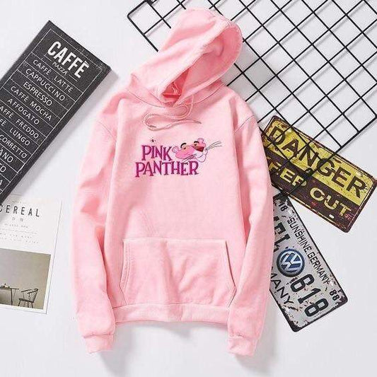 Women's Hoodie Pink Panther - ToroModa  https://www.toromoda.com/products/womens-hoodie-pink-panther  The hoodie have light cotton wool on the inside. The hoodie are extremely soft and provide maximum comfort and warmth during winter days.