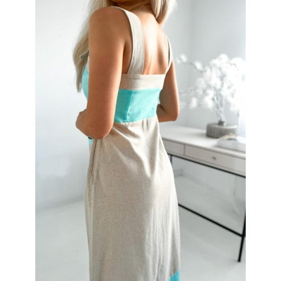 Linen dress with straps Marina Walk  https://www.toromoda.com/products/womans-linen-dress  Due to its natural and lightweight fabric, which makes it an ideal choice for warm summer days, our linen dress is designed to offer you both comfort and style