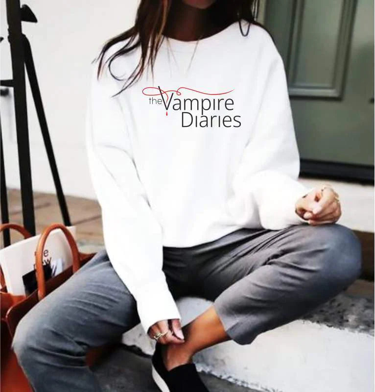 Women's blouse Vampire Diaries - ToroModa  https://www.toromoda.com/products/womens-blouse-vampire-diaries  The blouse is designed for winter with 100% cotton fabric for maximum warmth and comfort. Its round neckline and loose fit create a flattering silhouette...