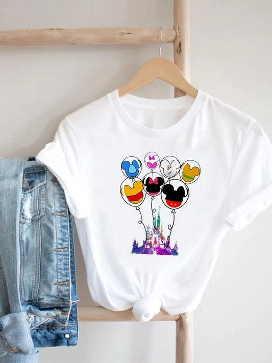 Women's T-Shirt Bubbles of heroes by ToroModa  https://www.toromoda.com/products/women-s-tshirt-bubbles-of-heroes  Women's T-shirt with round neckline and free cut. Combines well with elegant, sporty-elegant and casual wear. The t-shirts falls freely on the body.