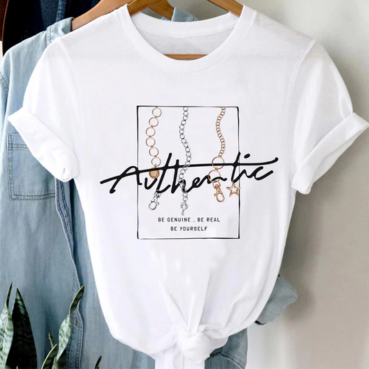 Women's T-Shirt Avthentic by ToroModa  https://www.toromoda.com/products/women-s-tshirt-avthentic  Women's T-shirt with round neckline and free cut. Combines well with elegant, sporty-elegant and casual wear. The t-shirts falls freely on the body.