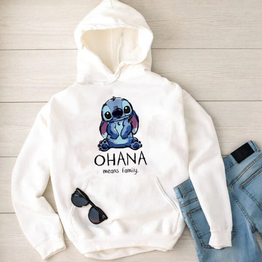 Women's Hoodie Ohana Means Family  https://www.toromoda.com/products/womens-hoodie-ohana-means-family  The hoodie have light cotton wool on the inside. The hoodie are extremely soft and provide maximum comfort and warmth during winter days.