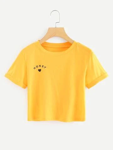 Women's Crop Top Honey - ToroModa  https://www.toromoda.com/products/crop-top-honey  Crop Top t-shirt with a round neckline and a loose fit. The material of the t-shirts is extremely soft and provides maximum comfort during summer days.