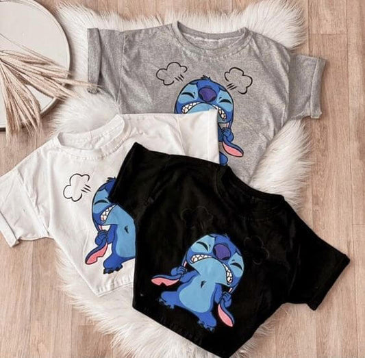 Crop Top Angry Stitch - ToroModa  https://www.toromoda.com/products/crop-top-angry-stitch  Crop Top t-shirt with a round neckline and a loose fit. The material of the t-shirts is extremely soft and provides maximum comfort during summer days.