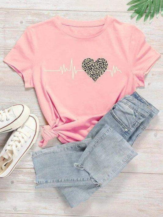 Heart Beating T-shirt  https://www.toromoda.com/products/heart-beating-t-shirt  Women's T-shirt with round neckline and free cut. The material of the T-shirt is extremely soft and provides maximum comfort during the summer days. Combines well with elegant, sporty-elegant and casual wear.&nbsp;The t-shirts falls freely on the body.The T-shirt is made of 100% cottonRecommended washing temperature 30°