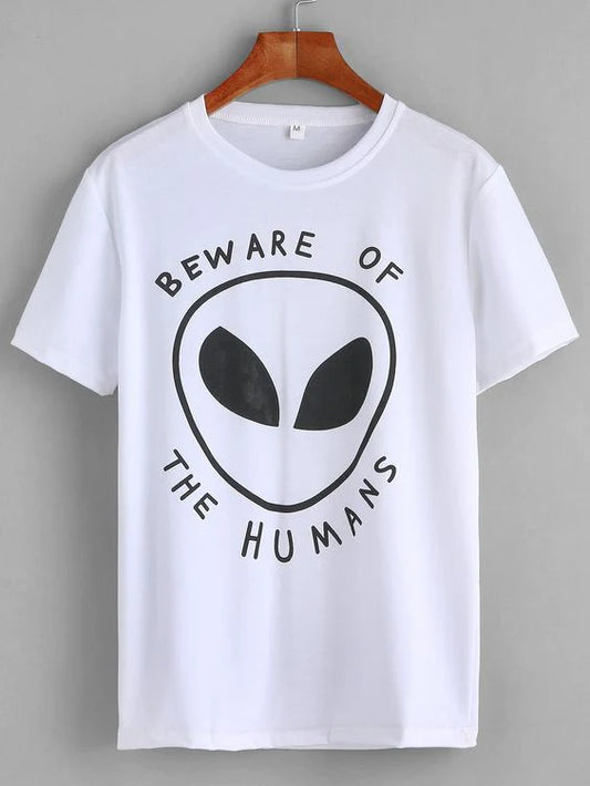 T-shirt da uomo Attenti agli umani