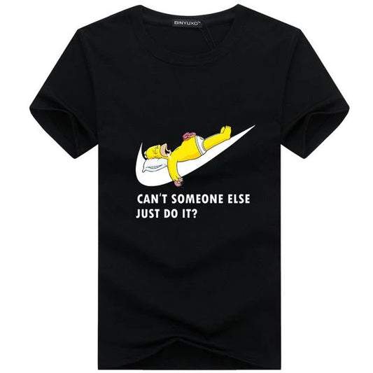 Men's T-Shirt Can’t Someone Else Just Do It  https://www.toromoda.com/products/mens-t-shirt-can-t-someone-else-just-do-it  Men's t-shirt with a round neckline and a loose fit. The material of the T-shirt is extremely soft and provides maximum comfort during summer days.100% cotton