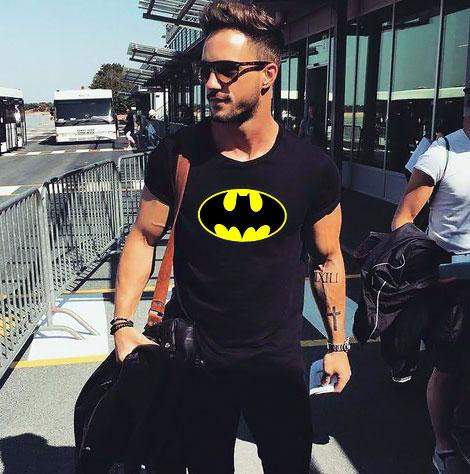 Men's T-Shirt The Batman 2 - ToroModa.  https://www.toromoda.com/products/mens-t-shirt-the-batman-2  Men's t-shirt with a round neckline and a loose fit. The material of the T-shirt is extremely soft and provides maximum comfort during summer days.100% cotton