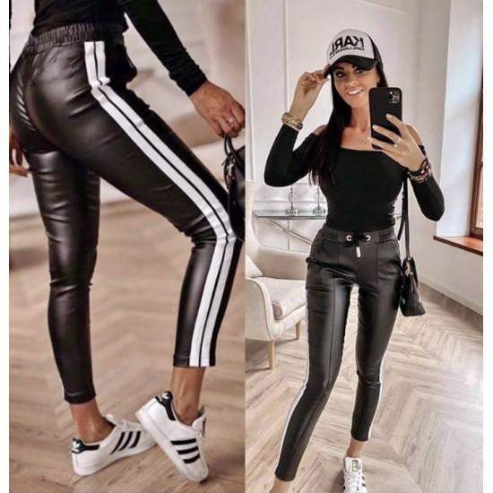 Leather leggings WE  https://www.toromoda.com/products/leather-leggings  Our bestseller made of eco leather, elastic waist and active ties. Suitable for both everyday use and more formal occasions. Combines well with sporty and elegant shoesSizes: from S to XXLFabric: eco leatherOrigin: Bulgaria EU.