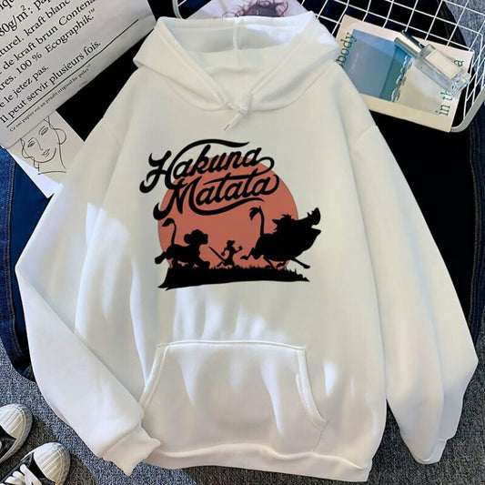 Women's Hoodie Hakuna Matata- ToroModa  https://www.toromoda.com/products/womens-hoodie-hakuna-matata  The hoodie have light cotton wool on the inside.The hoodie are extremely soft and provide maximum comfort and warmth during winter days.They are made of 100%...
