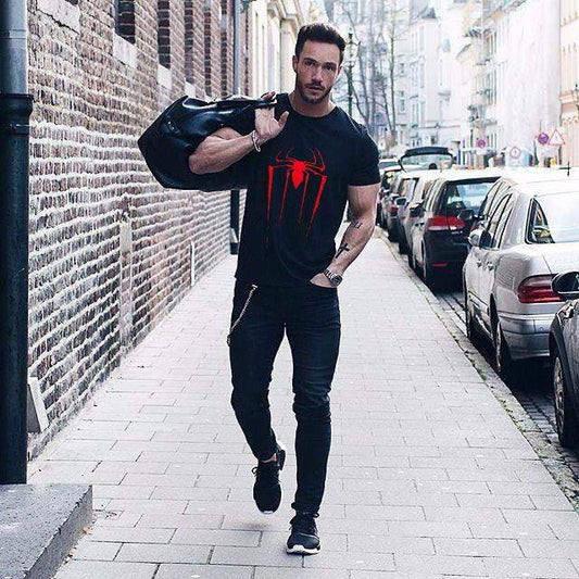 Men's T-Shirted The spider - ToroModa.  https://www.toromoda.com/products/mens-t-shirted-the-spider  Men's t-shirt with a round neckline and a loose fit. The material of the T-shirt is extremely soft and provides maximum comfort during summer days.100% cotton