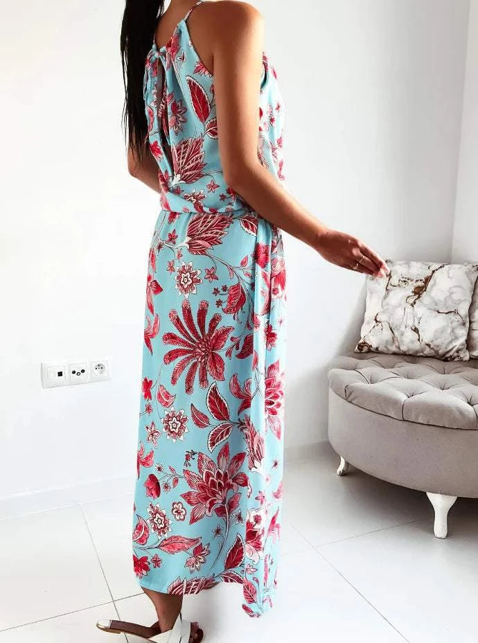 Women's Flower Dress Open Back  https://www.toromoda.com/products/womens-flower-dress-open-back  Beautiful dress with short sleeves, loose fit, light fabric.Fabric: cotton with polyester / elastane Origin: Bulgaria
