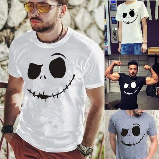 Men's T-Shirt Spooky - ToroModa  https://www.toromoda.com/products/mens-t-shirt-spooky  Men's t-shirt with a round neckline and a loose fit. The material of the T-shirt is extremely soft and provides maximum comfort during summer days. 100% cotton