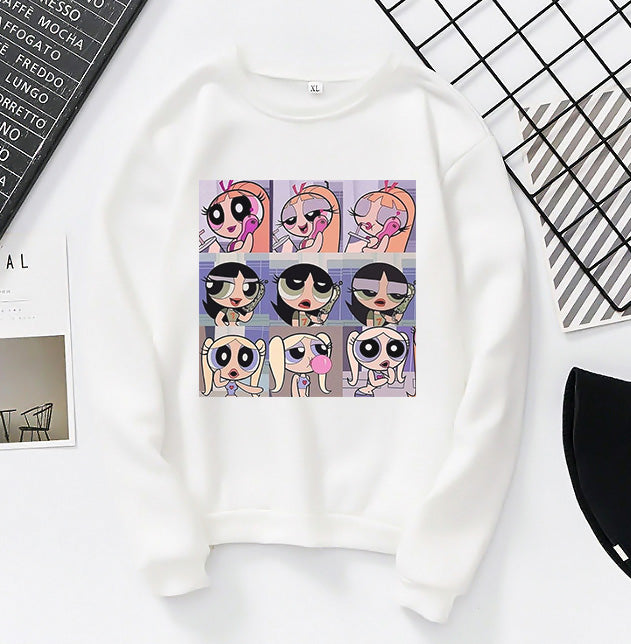 Women`s blouses Powerpuff Girls  https://www.toromoda.com/products/women-s-blouses-powerpuff-girls  Modern women's blouse with print. The BLOUSE is with a round neckline and a loose fit. The fabric of the blouse is extremely soft and provides maximum comfort..