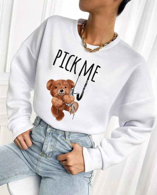 Women`s blouses Pick Me Bear Toro Moda  https://www.toromoda.com/products/womens-blouses-pick-me-bear  The BLOUSE is with a round neckline and a loose fit. The fabric of the blouse is extremely soft and provides maximum comfort and warmth during winter days...