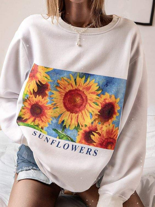 Women`s blouses Pick Me Bear Toro Moda  https://www.toromoda.com/products/women-s-blouses-sunflowers-painting  The BLOUSE is with a round neckline and a loose fit. The fabric of the blouse is extremely soft and provides maximum comfort and warmth during winter days...
