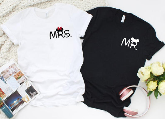 T-shirts for couples MRS. and MR.*Mickey  https://www.toromoda.com/products/t-shirts-for-couples-mrs-and-mr-mickey  T-shirts with a round neckline and a loose fit. The material of the t-shirts is extremely soft and provides maximum comfort during summer days. 100% cotton