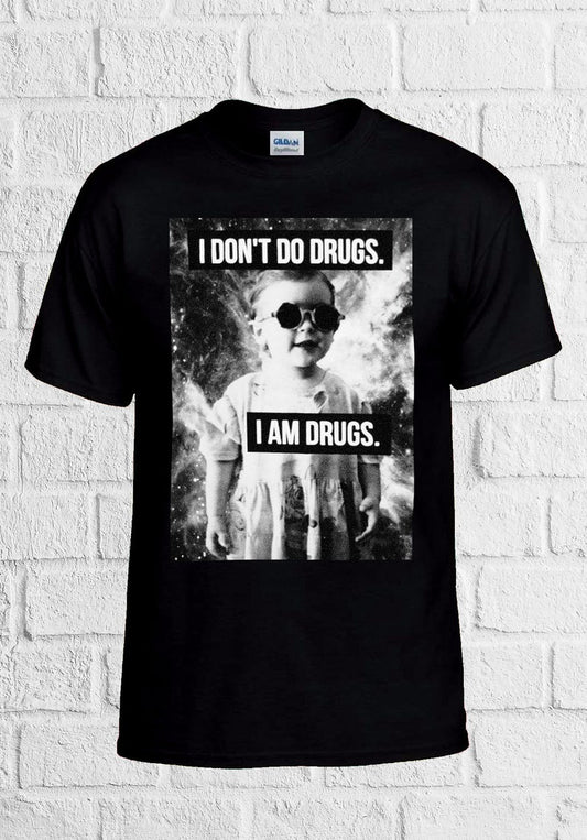 Men's T-Shirt Am Drugs - ToroModa  https://www.toromoda.com/products/mens-t-shirt-am-drugs  Men's t-shirt with a round neckline and a loose fit. The material of the T-shirt is extremely soft and provides maximum comfort during summer days.100% cotton